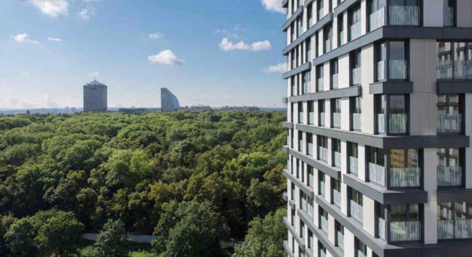 Residence Garden Tower - Parking Прага Екстер'єр фото
